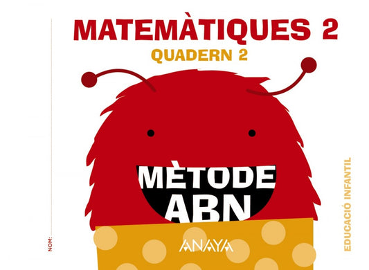 quadern matemàtiques 2 *abn* infantil 4 anys 2016