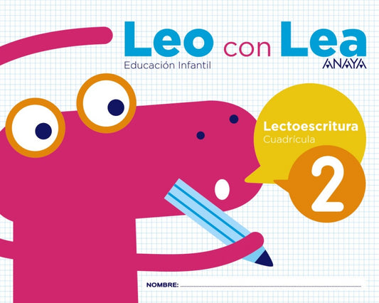 LEO CON LEA 2 CUADRÍCULA 4 AÑOS