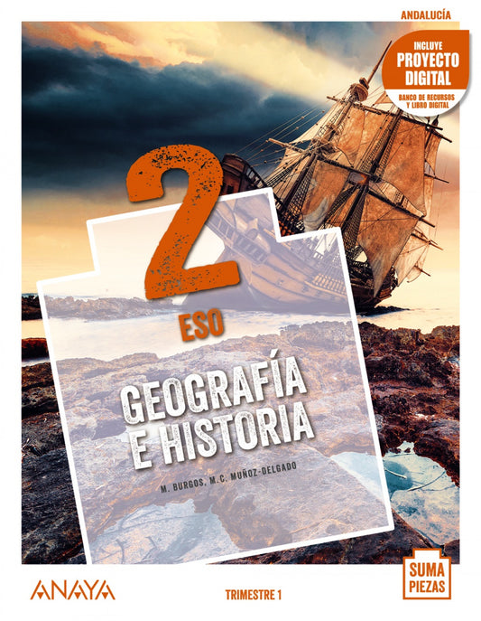 ESO 2 GEOGRAFÍA E HISTORIA (AND). (TRIMESTRES) 2021