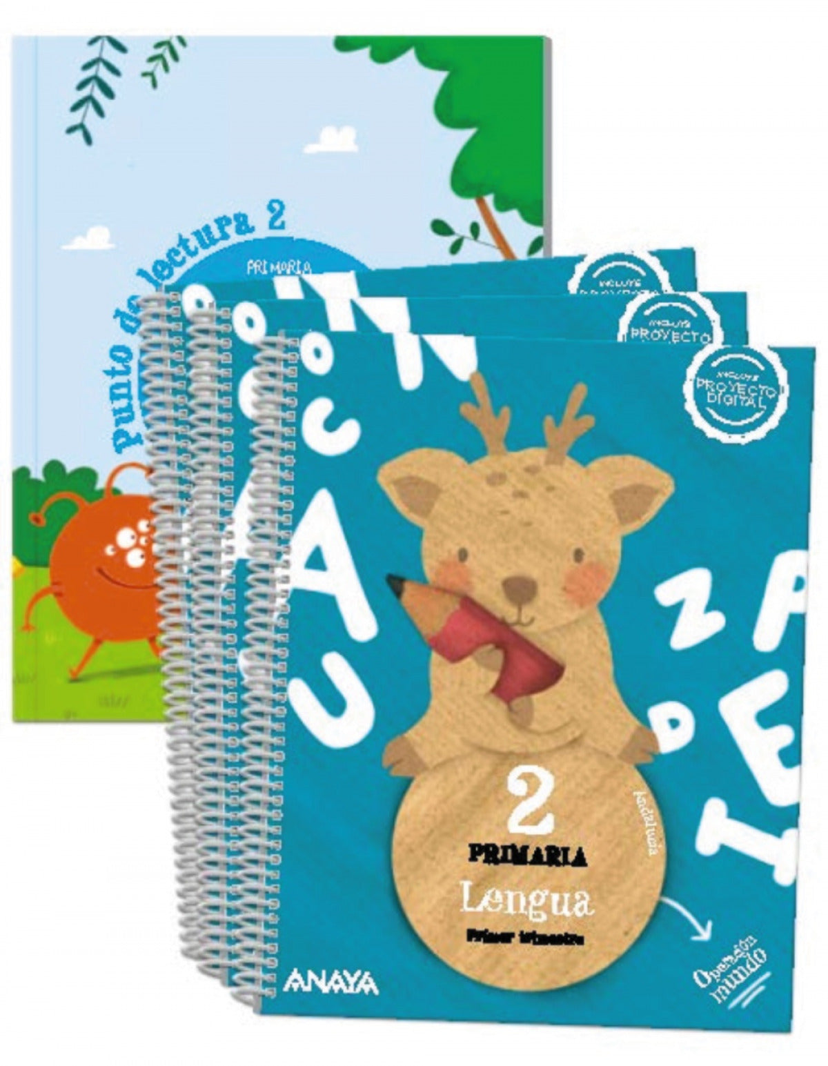 LENGUA 2ºPRIMARIA +PUNTO LECTURA. OPERACIÓN MUNDO. ANDALUCÍA 2023