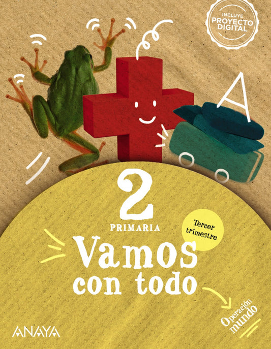 VAMOS CON TODO 3-2ºPRIMARIA. GLOBALIZADO +MAT.MANIPULATIVO. ANDALUCÍA 2023