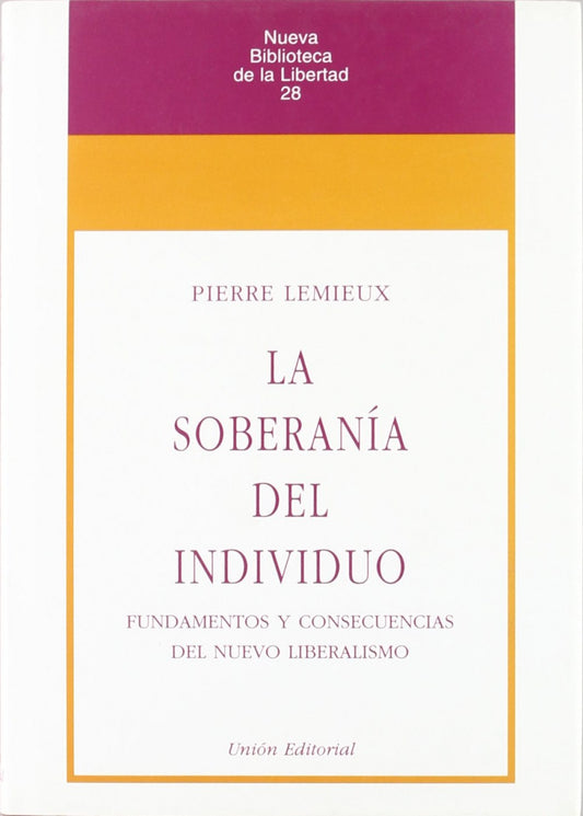 Soberania Del Individuo 2'Ed