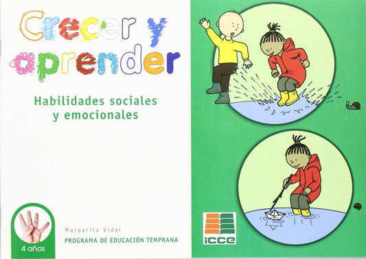 Habilidades sociales y emocionales 4 años. Crecer aprender