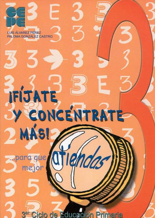 FIJATE Y CONCENTRATE MAS 3 - 3r CICLO PRIMARIA