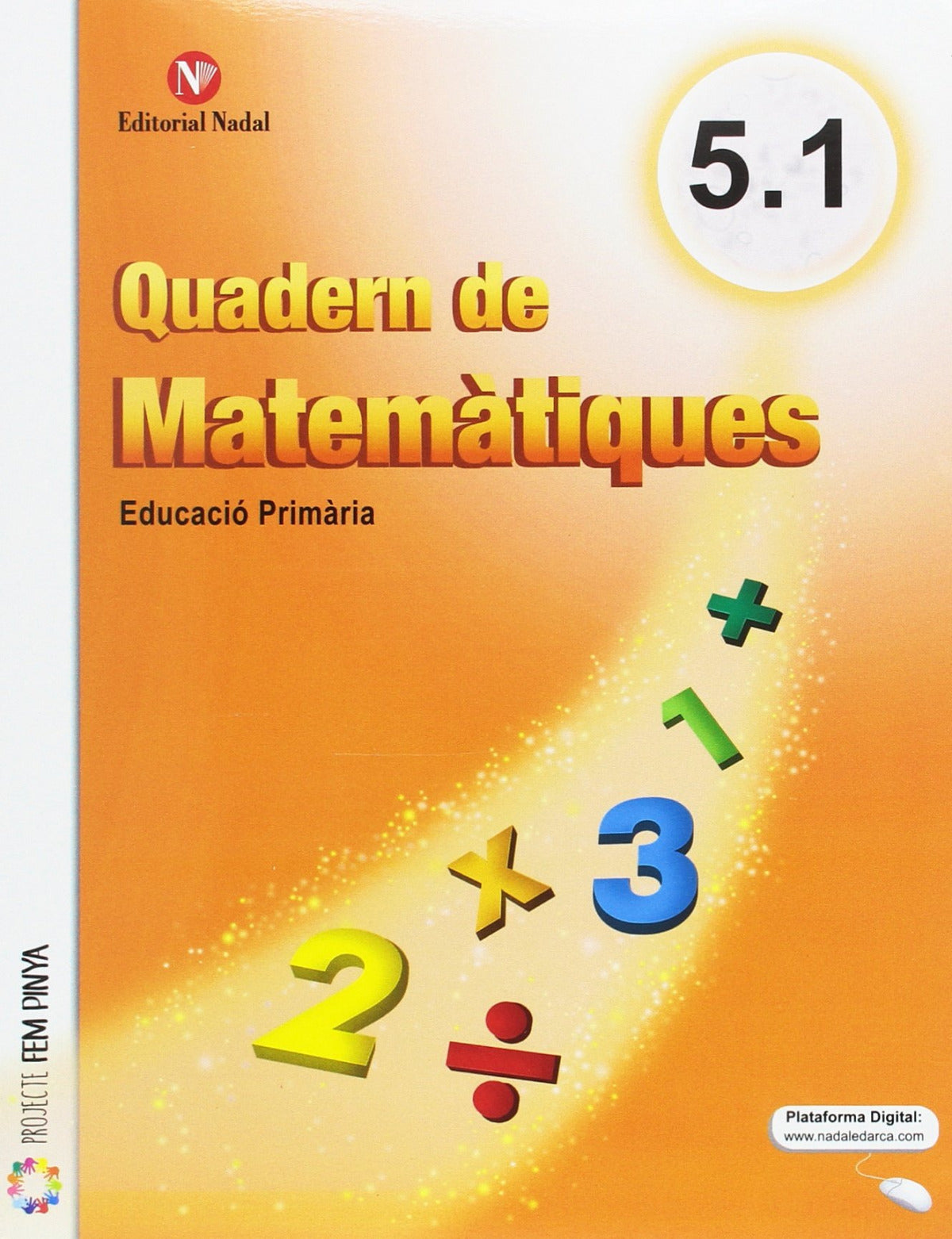 Quadern matemàtiques 5e.primaria. Trimestral