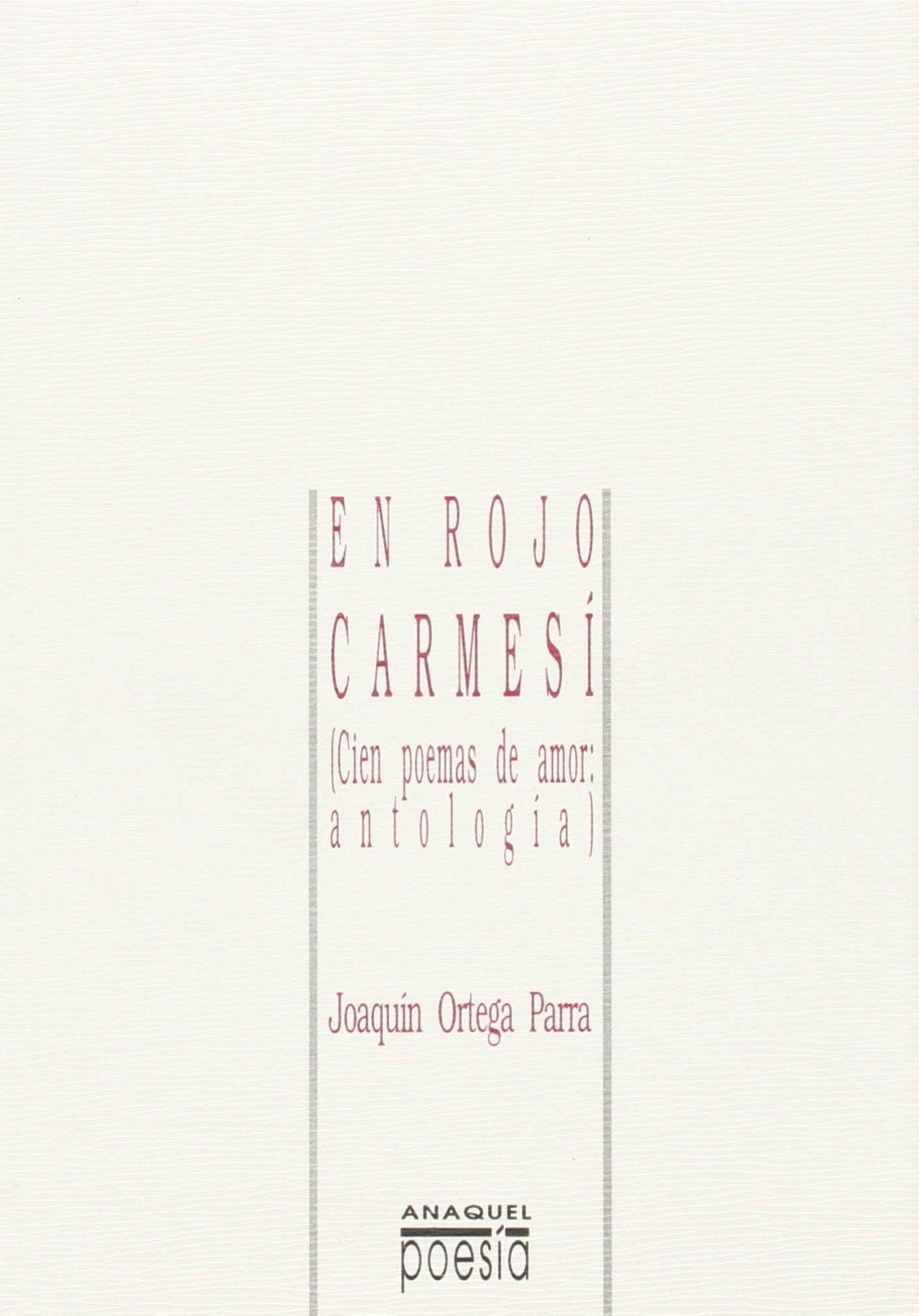Del rojo carmesi