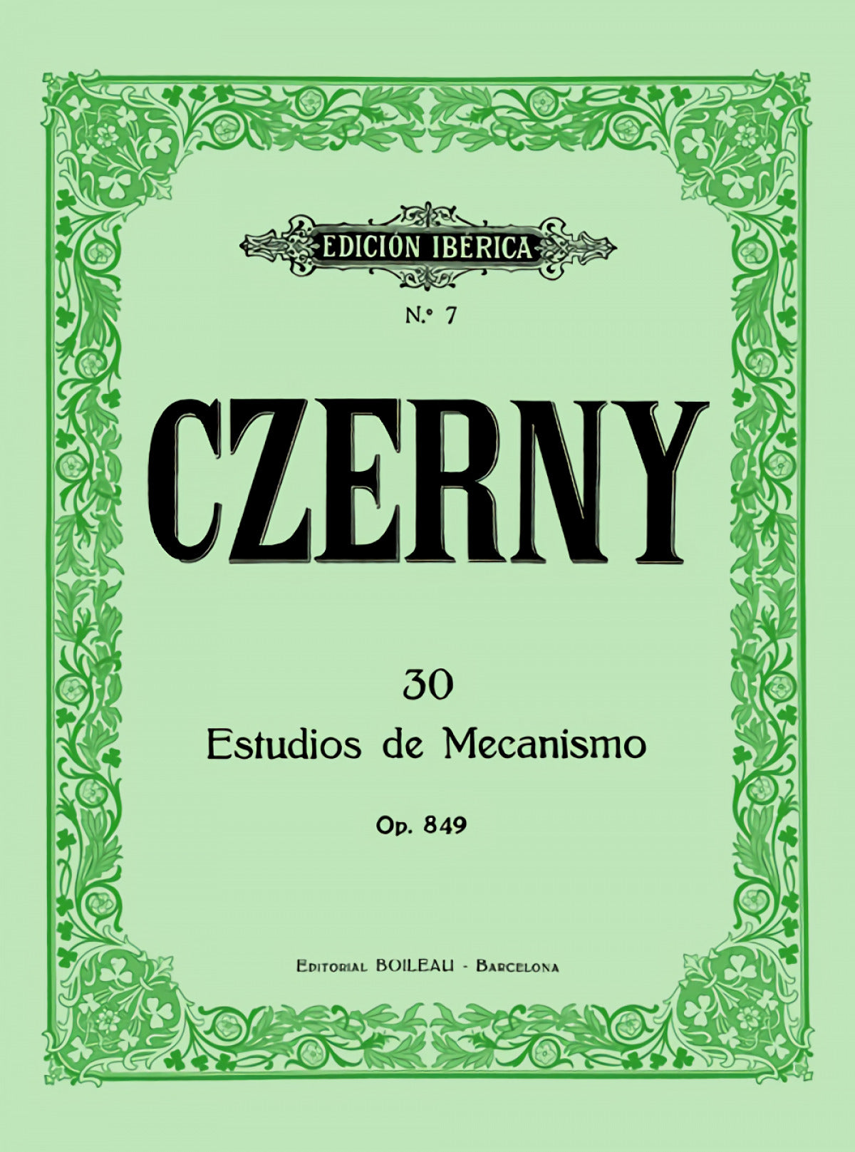 30 estudios de mecanismo op.849