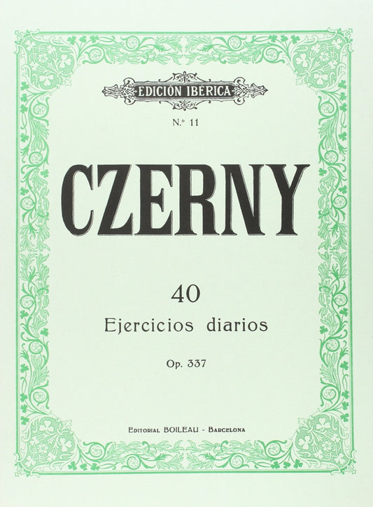 40 ejercicios diarios op.337