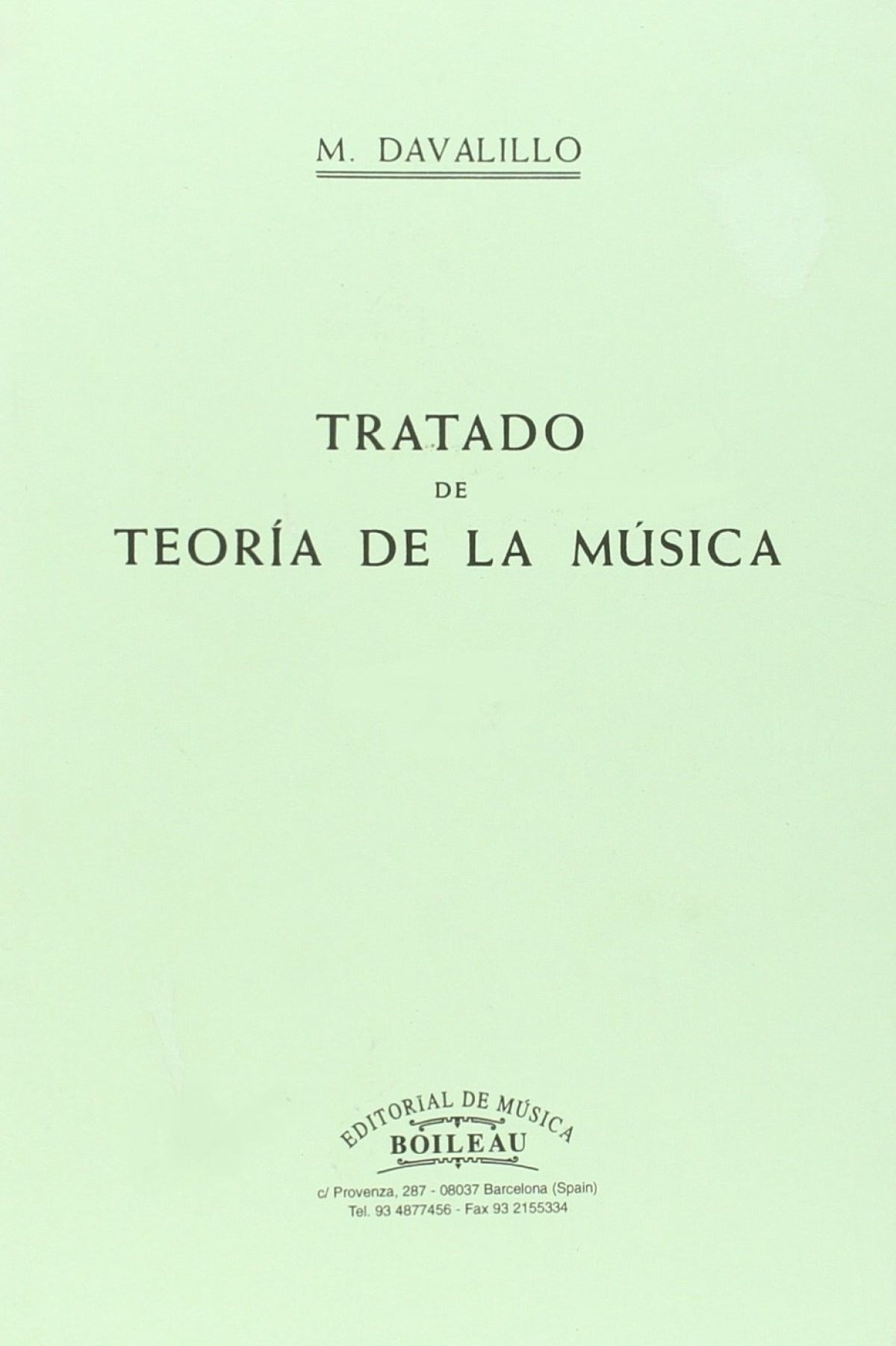 Tratado de teoría de la música