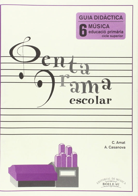 Pentagrama Escolar 6. Guia Didàctica (Català)