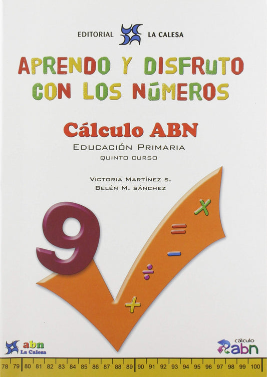 APREDO DISFRUTO CON NÚMEROS 9. CÁLCULO ABN. LA CALESA