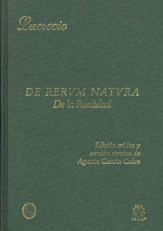 DE RERUM NATURA - DE LA REALIDAD