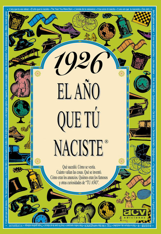 1926 año que tu naciste
