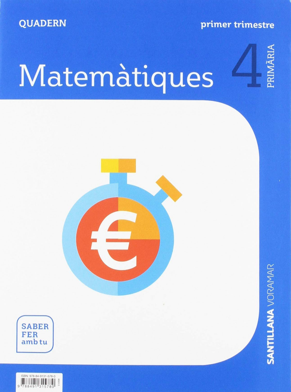 QUADERN MATEMATIQUES 1 4T.PRIMARIA. SABER FER AMB TU. VALENCIA 2019
