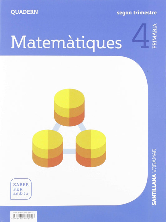 QUADERN MATEMATIQUES 2 4T.PRIMARIA. SABER FER AMB TU. VALENCIA 2019