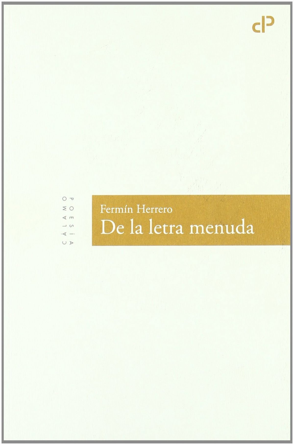 De la letra menuda