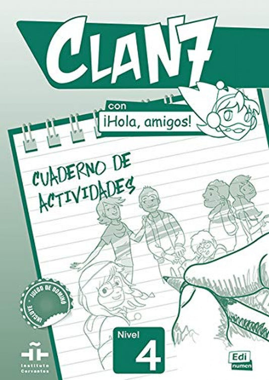 CLAN 7 HOLA AMIGOS NIVEL 4 CUADERNO EJERCICIOS