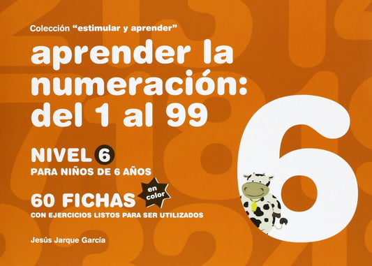 Aprender la numeración: del 1 al 99 (Nivel 6) (color)