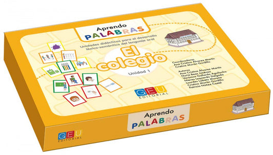 Aprendo palabras nº 1. El colegio