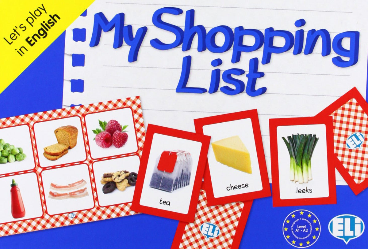 (ingles).my shopping list.english.(juegos en ingles)