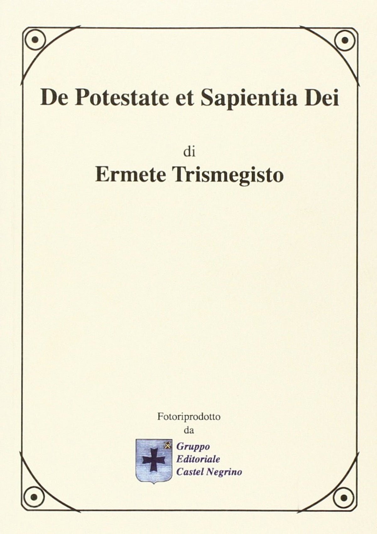 De potestate et sapientia dei