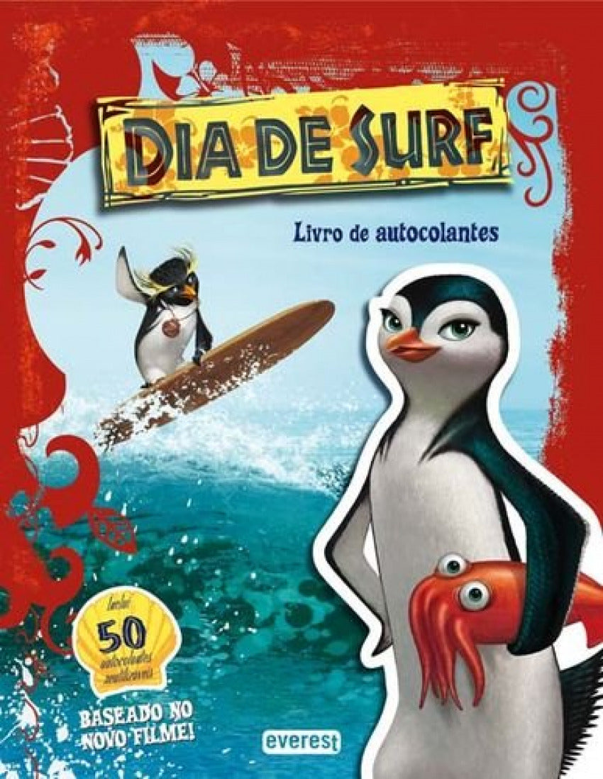 DIA DE SURF: LIVRO DE AUTOCOLANTES