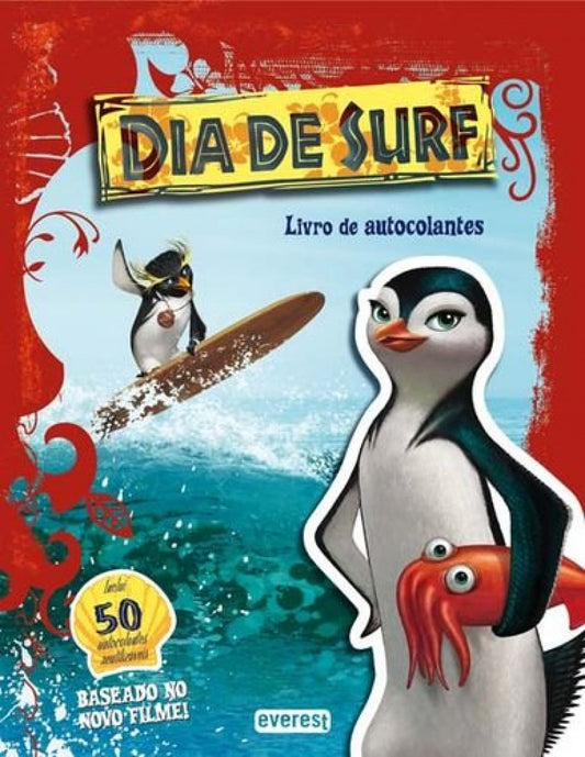 DIA DE SURF: LIVRO DE AUTOCOLANTES