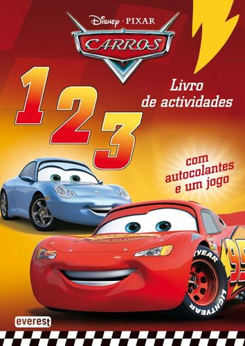 CARROS: 123: LIVRO DE ACTIVIDADES COM AUTOCOLANTES E UM JOGO