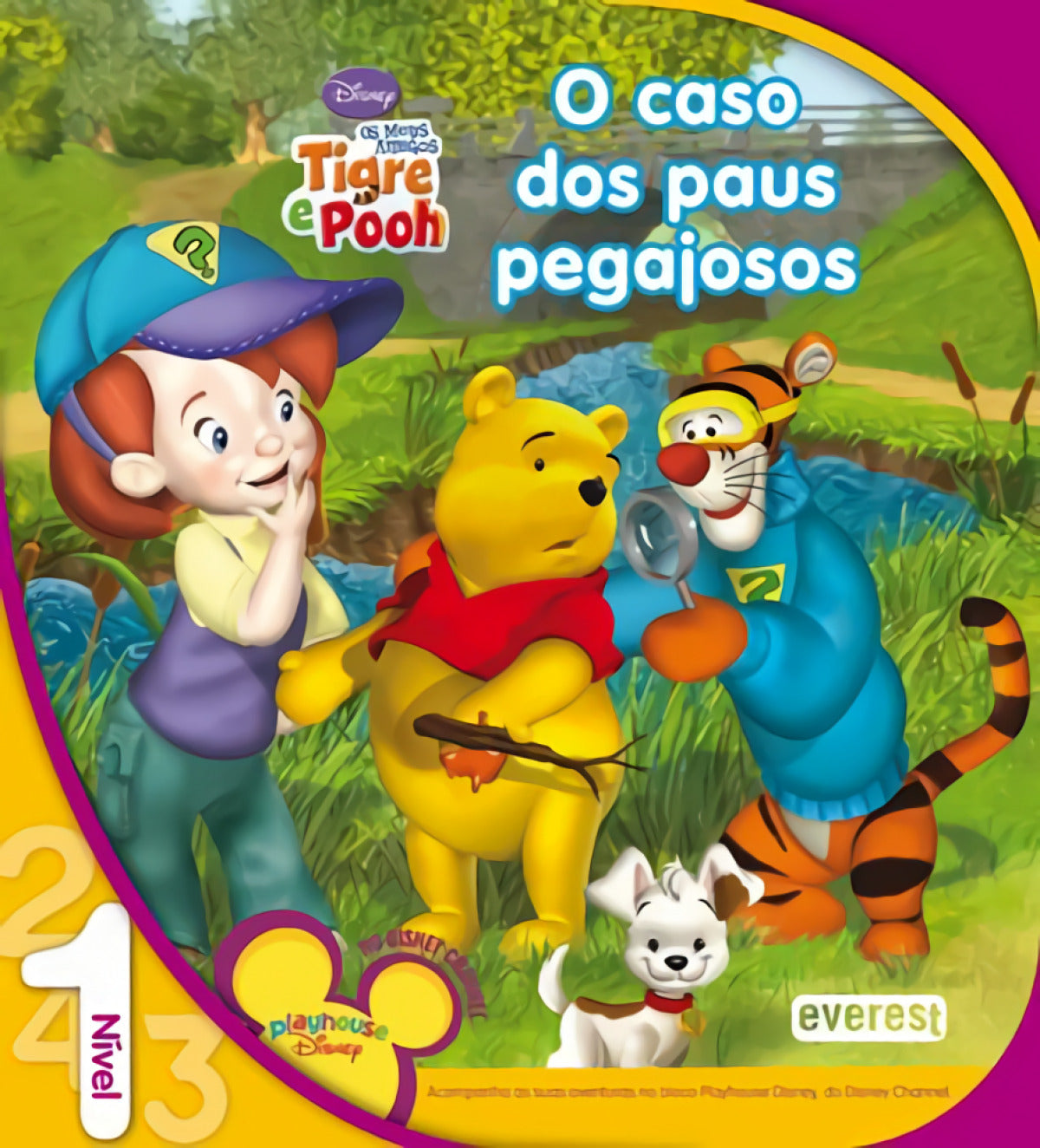 OS MEUS AMIGOS TIGRE E POOH: O CASO DOS PAUS PEGAJOSOS: LEITURA NÍVEL 1