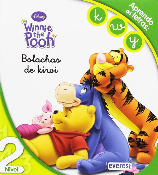 APRENDO AS LETRAS: K, W, Y: WINNIE THE POOH: BOLACHAS DE KIWI