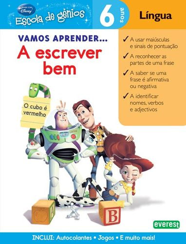 VAMOS APRENDER..: A ESCREVER BEM: 6 ANOS: LÍNGUA