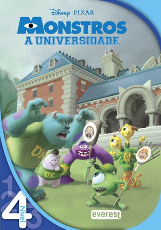 MONSTROS A UNIVERSIDADE: LEIO COM DISNEY: LEITURA NÍVEL 4