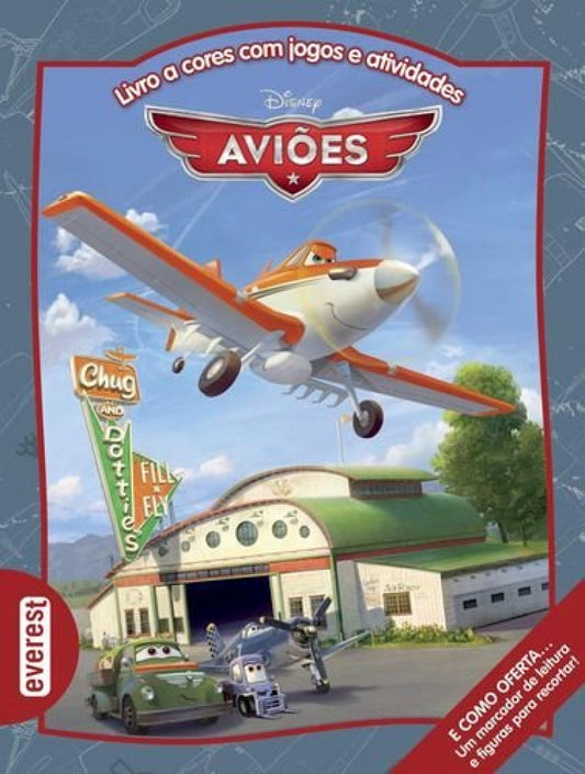 AVIÕES: LIVRO A CORES COM JOGOS E ACTIVIDADES