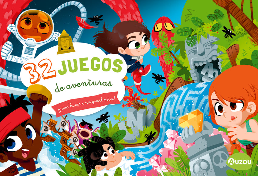Busca y encuentra. 32 juegos de aventuras para hacer una y mil veces. Bloc con anillas